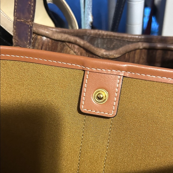 Celine Tan and Black Monogram Men's Bag - Picture 7 of 10